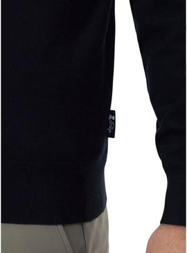 Camisola El Pulpo Logo Básico Azul Marinho para Homem