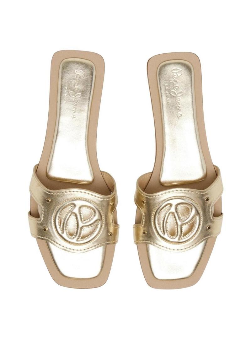 Sandálias Pepe Jeans Frida soft dourado para mulher