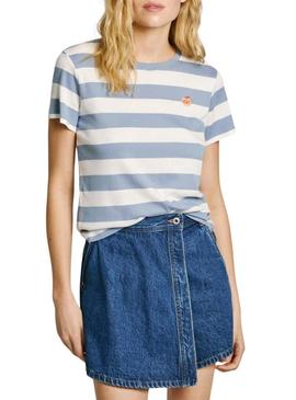 Blusa Pepe Jeans Jinx azul para mulheres