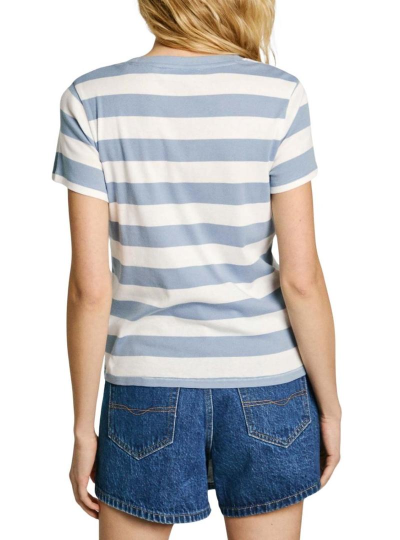 Blusa Pepe Jeans Jinx azul para mulheres