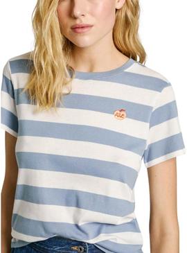 Blusa Pepe Jeans Jinx azul para mulheres