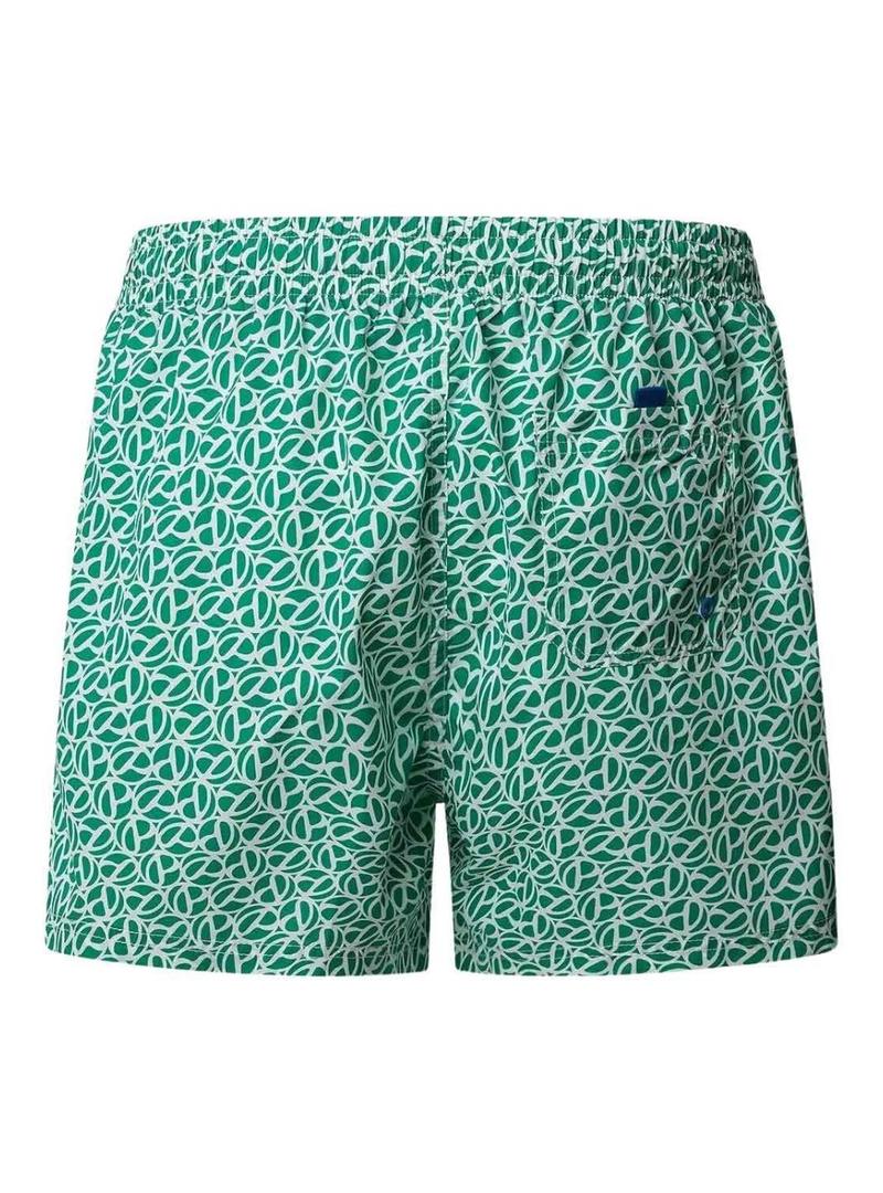 Calção Pepe Jeans Print verde para homem