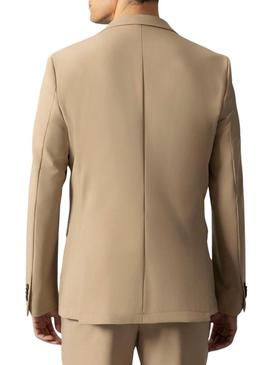 Americana O Pulpo ultraleve clássica bege para homem.