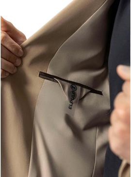 Americana O Pulpo ultraleve clássica bege para homem.