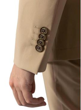 Americana O Pulpo ultraleve clássica bege para homem.