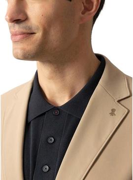 Americana O Pulpo ultraleve clássica bege para homem.