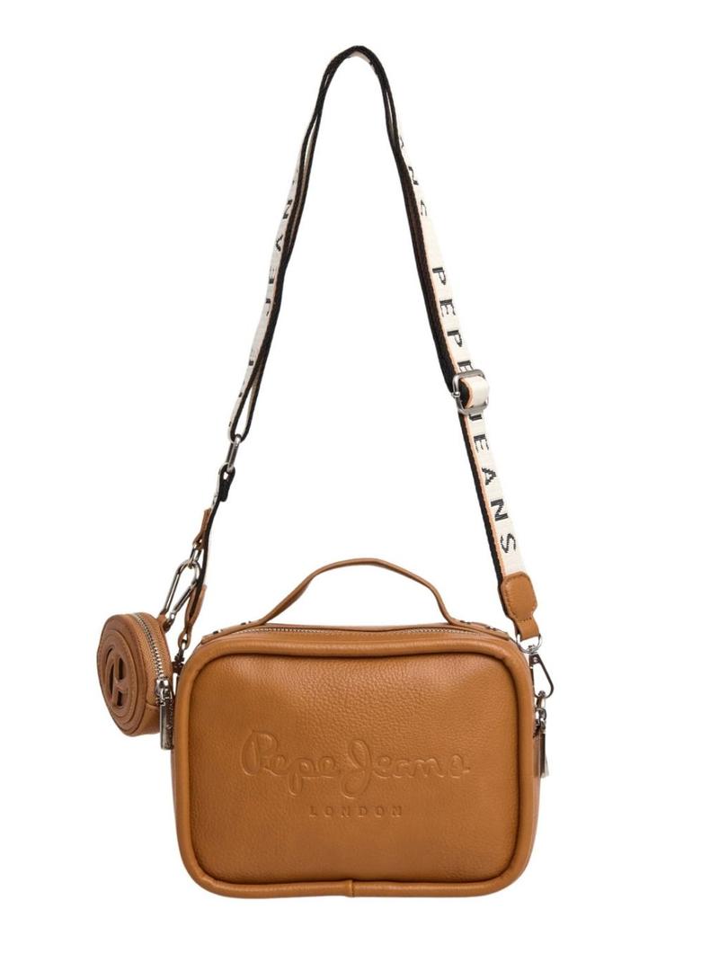 Bolsa Pepe Jeans Bassy Main cámel para mujer