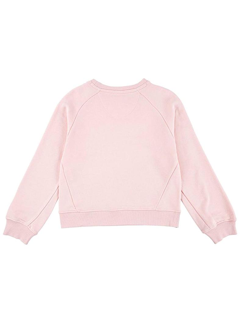 Moletom Levis Silicone Batwing rosa para menina