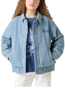 Jaqueta de ganga Levi's Truckee retrô para meninas.