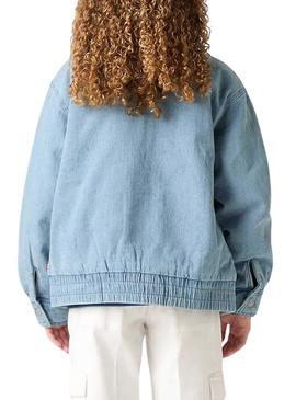 Jaqueta de ganga Levi's Truckee retrô para meninas.