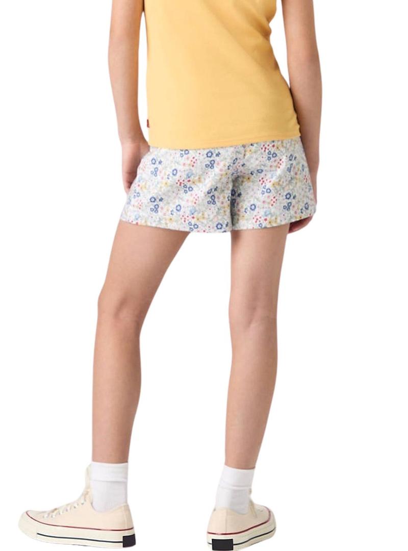 Shorts Levis estampado floral High Loose para menina