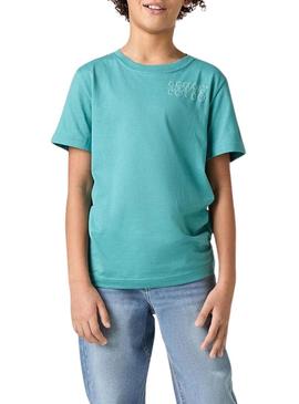 Camiseta Levis Sun azul para criança