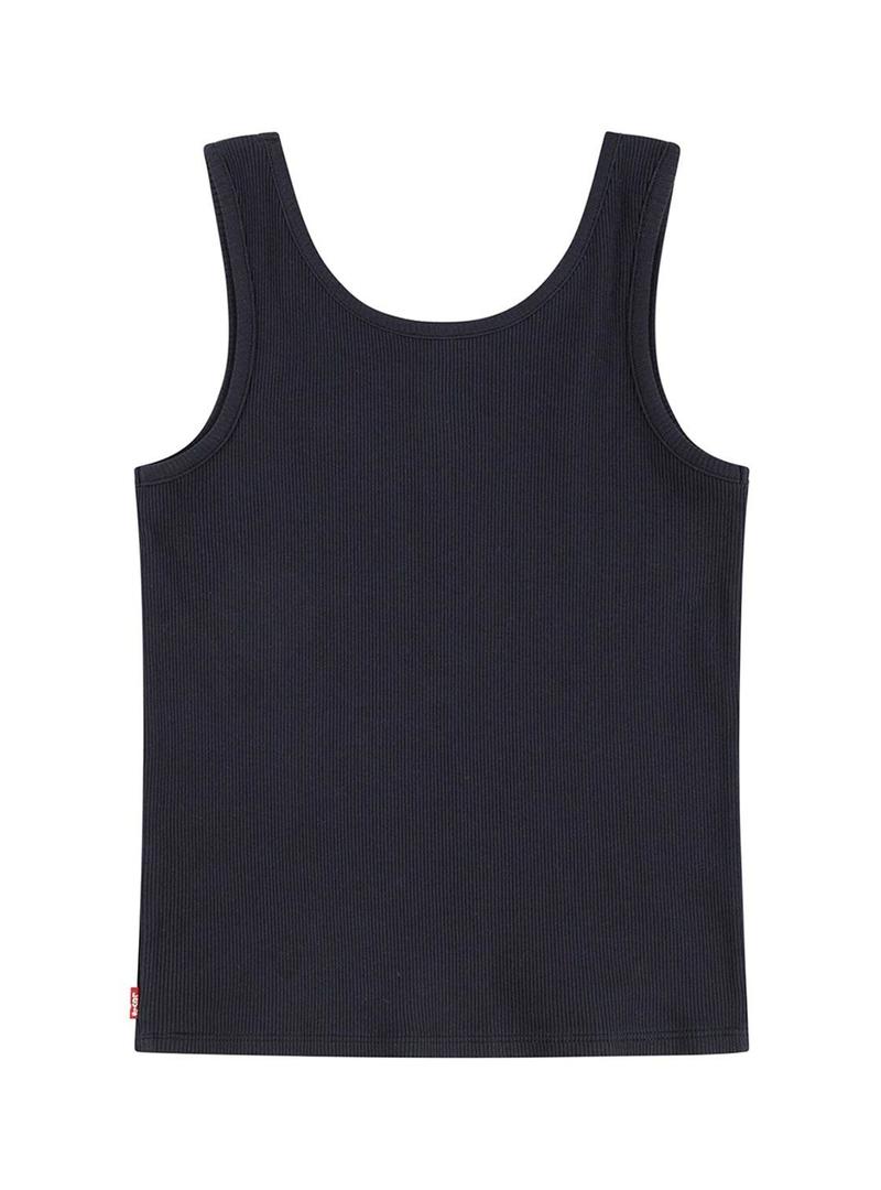 Camiseta Levis Meet and Greet preta para menina.