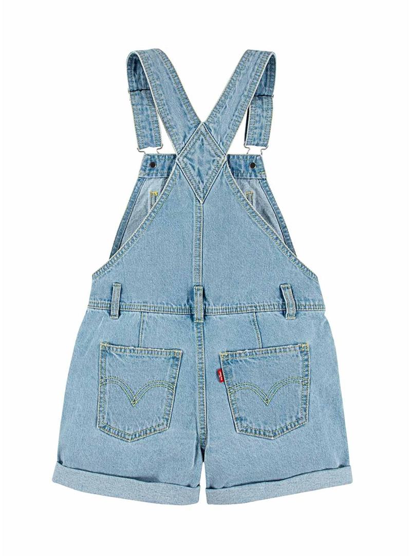 Peça apenas a tradução para português disso: Colete jeans curto Levis Classic para menina.