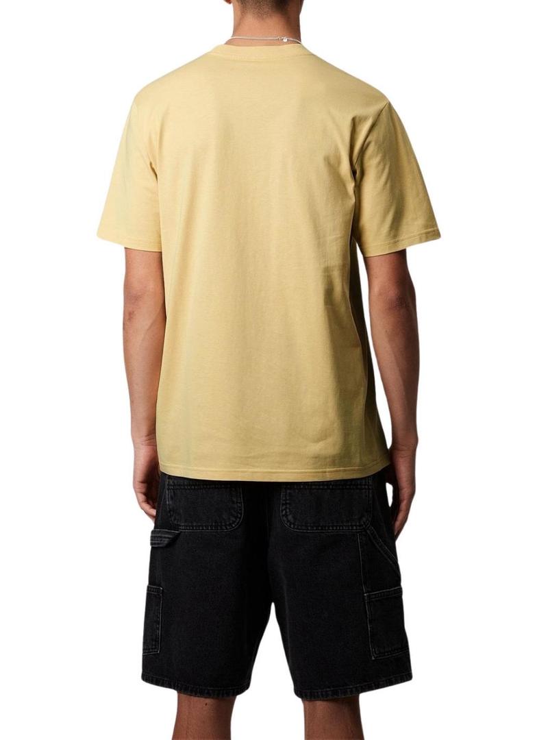 Camiseta Carhartt Pocket amarela para homem