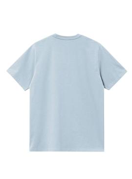 Camiseta Carhartt Pocket azul para Hombre = Camiseta Carhartt Pocket azul para Homem