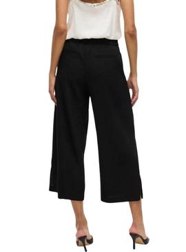 Calça Vila Vilinea 7/8 preta para mulher
