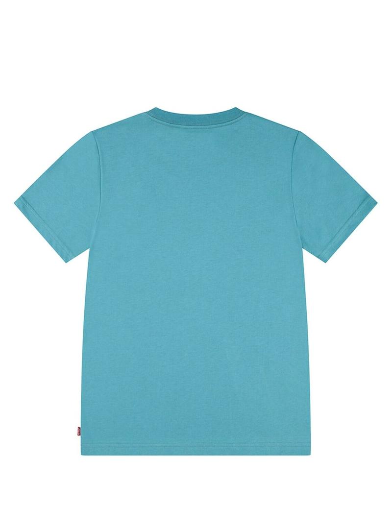 Camiseta levis Batwing Chest Hit azul para niño = Camiseta levis Batwing Chest Hit azul para menino