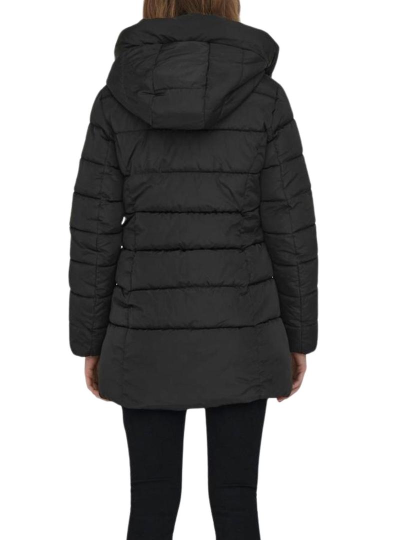 Casaco Only Lina preto para mulher.