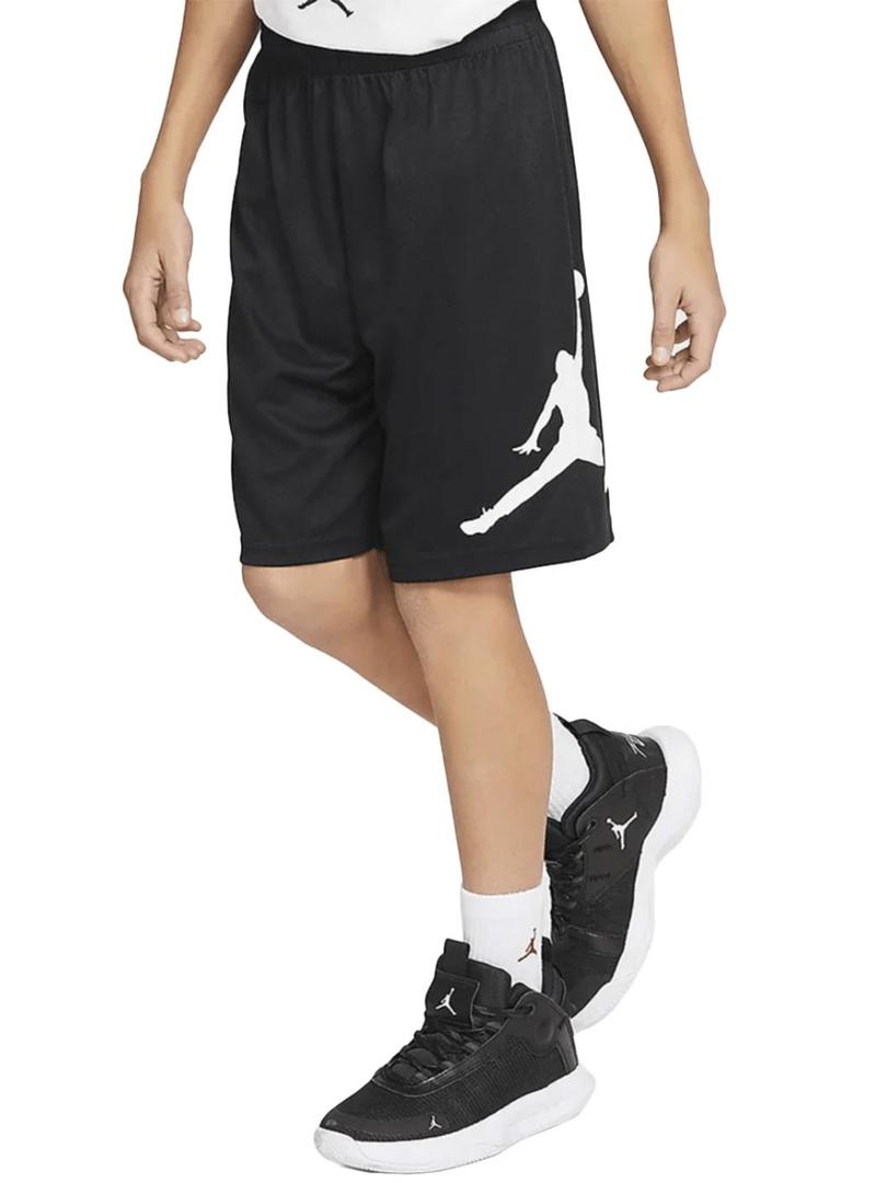 Bermudas Jordan Jumpman preto para criança.