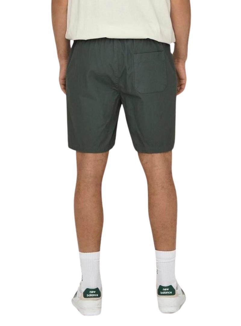 Bermuda Only & Sons Stel Life verde para homem.