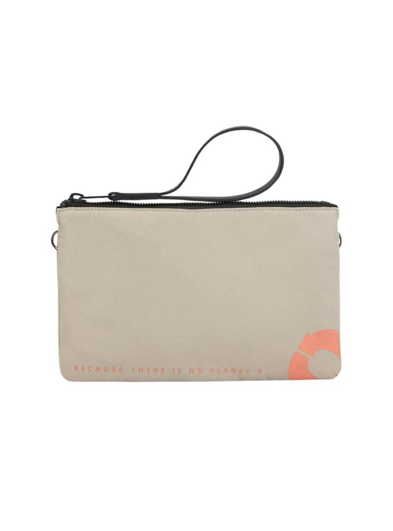 Bolsa Ecoalf Lupita bege para mulher.