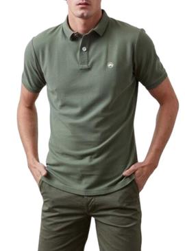 Pólo Altonadock Básico Verde Escuro Para Hombre.