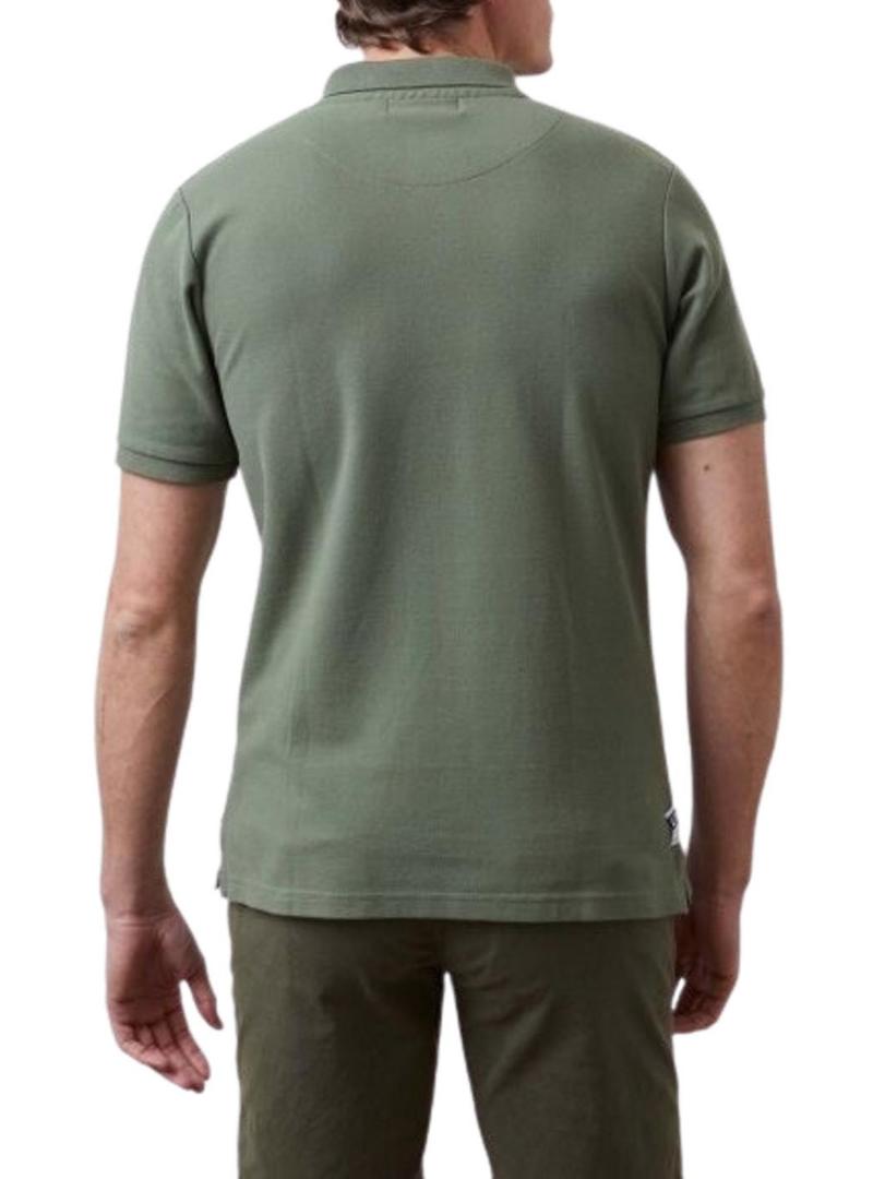 Pólo Altonadock Básico Verde Escuro Para Hombre.