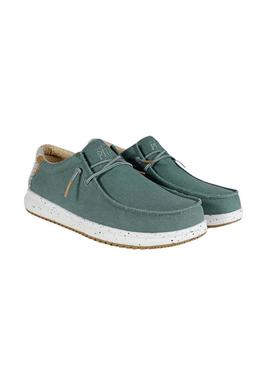 Sapatos Walkin Pitas Wallabi Nias verdes para homem