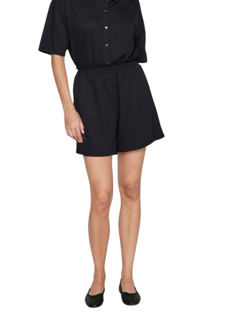Shorts Vila Vicarmena Preto Para Mulher