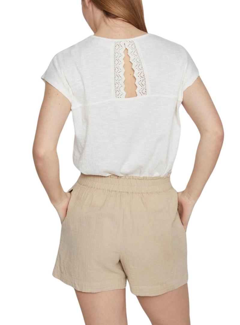 Top Vila Visyma Bege para Mulheres