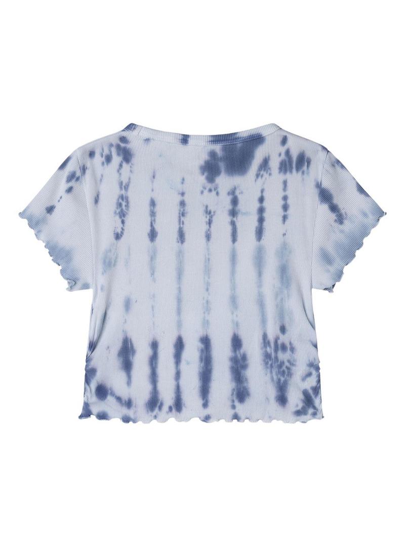 Camiseta Pepe Jeans Stef azul para menina.