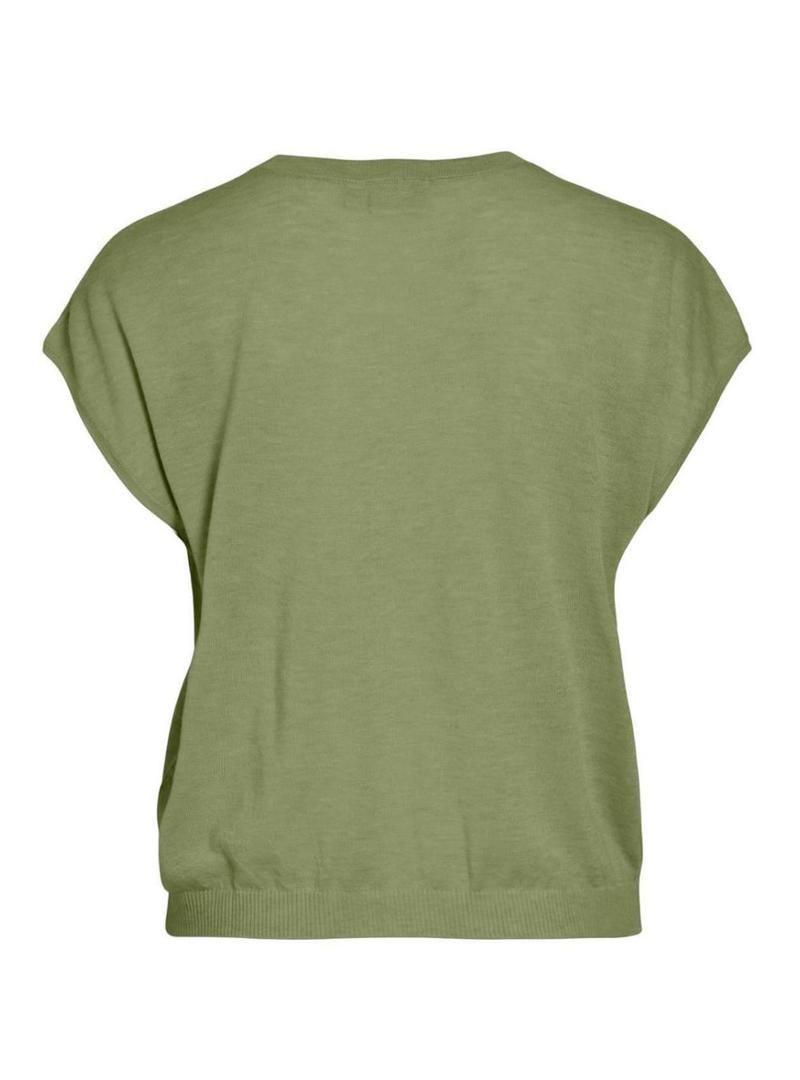 Camiseta Vila Videsha verde para mujer - Camiseta Vila Videsha verde para mulher.