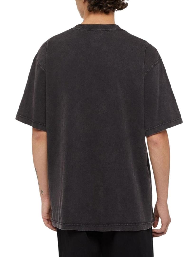 Camiseta Dickies Plentywood preta para homem.