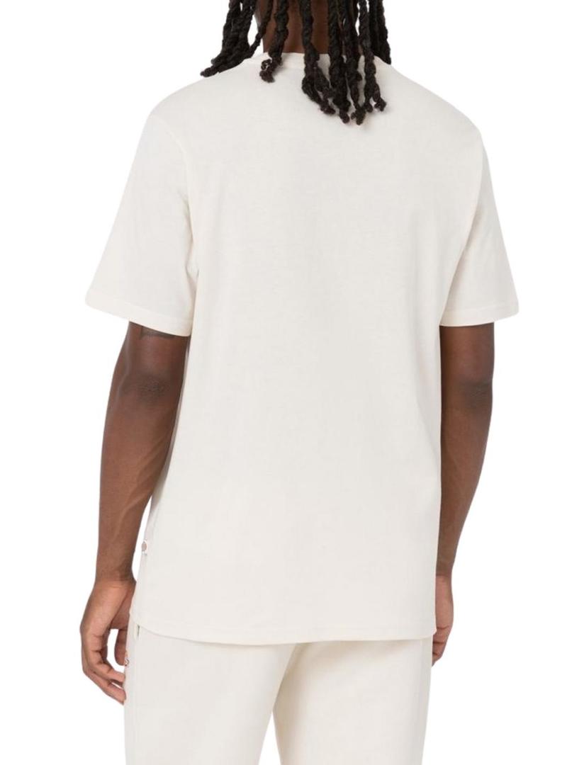 Camiseta Dickies Mapleton bege para homem.