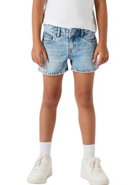   Bermuda Name it Rose regular denim para menina.