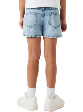   Bermuda Name it Rose regular denim para menina.