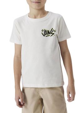 Camisa Name It Makai Jaws regular bege infantil