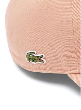 Boné Lacoste básico laranja para mulher e homem.