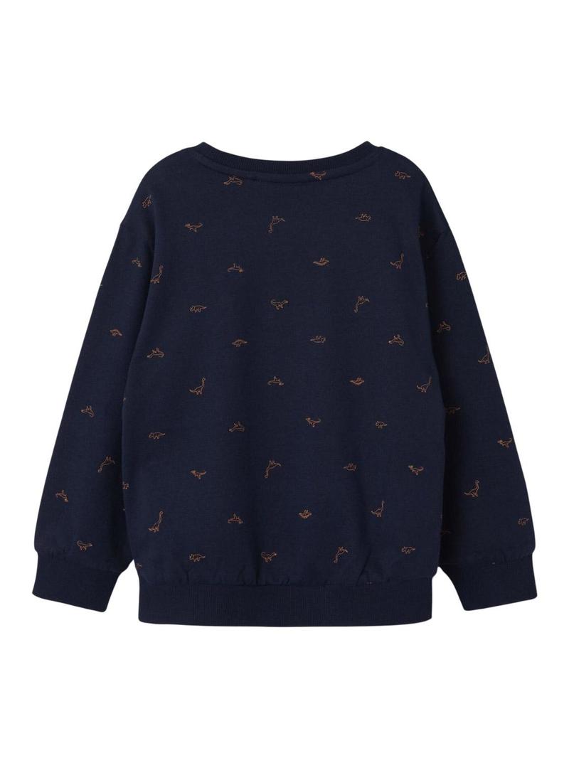 Moletom Name It Troy azul marinho para menino