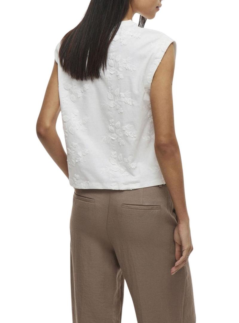 Camiseta Vila Vinayla branca para mulher.