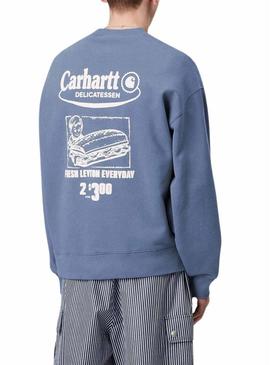  Sweatshirt Carhartt Catalogue azul para homem