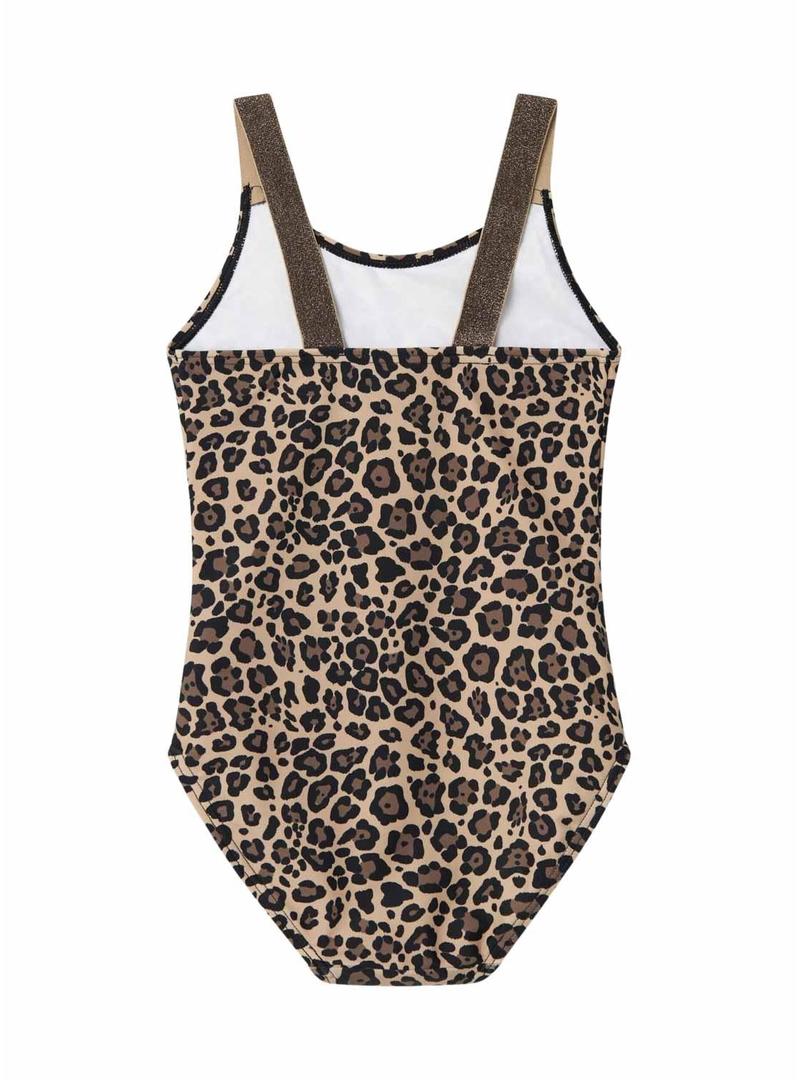 Fato de banho Name It Zeria Leopardo para menina