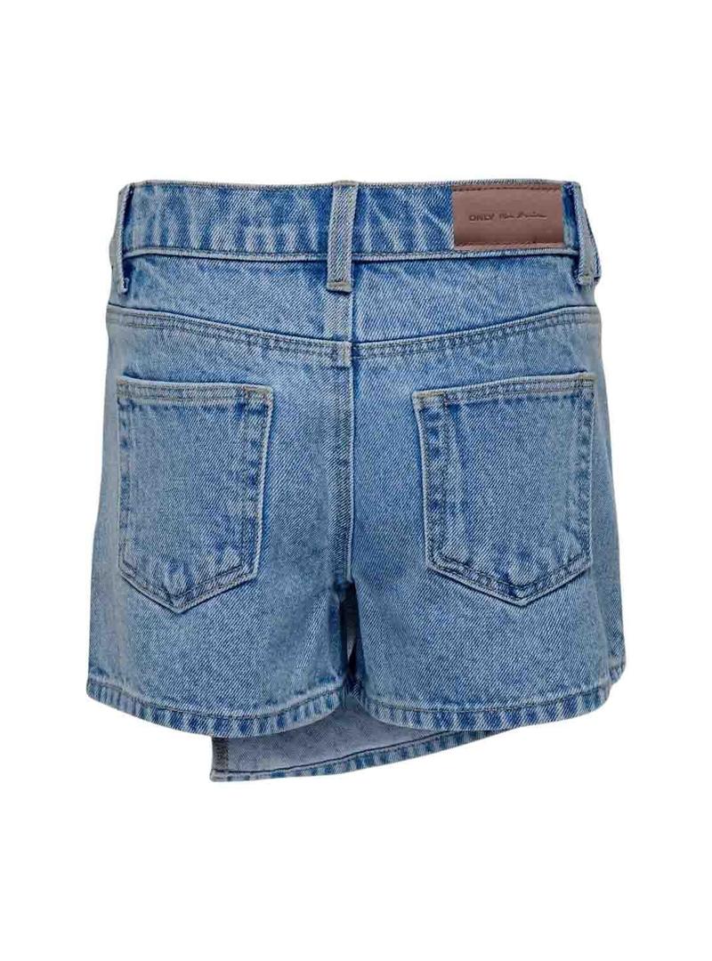Saia Calça Only Kids Jenny Denim azul menina
