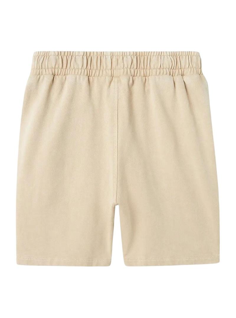 Bermuda Nome It Pasta Regular bege para menino.