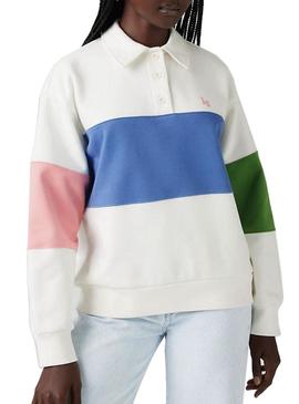 Moletom Levis Rugby multicolor para mulher