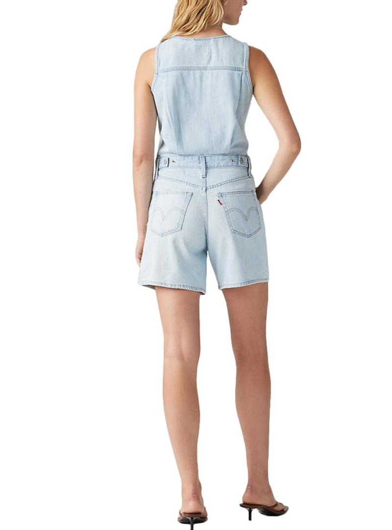  Jumpsuit  Levis Romper denim para mulher