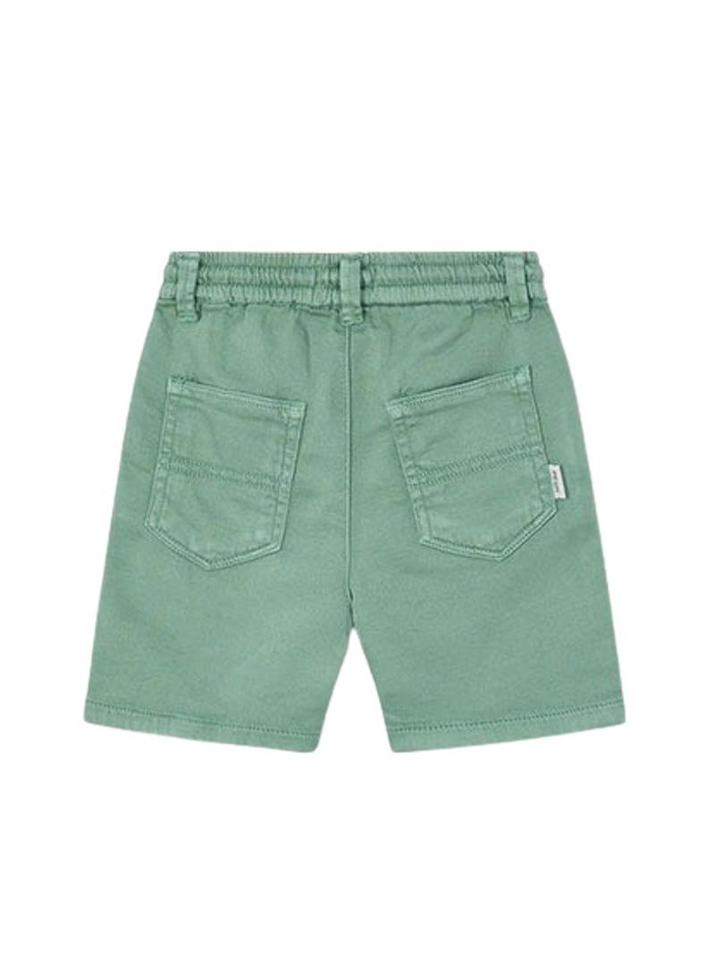 Bermuda Mayoral verde suave para meninos.