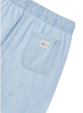 Bermudas Mayoral em conforto de ganga azul para menino.