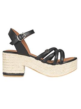 Sandálias Popa Geribá preto para mulher.